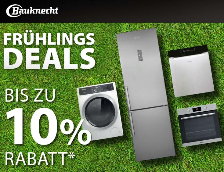 Bauknecht Frühlings Deals - Bis zu 10% Rabatt
