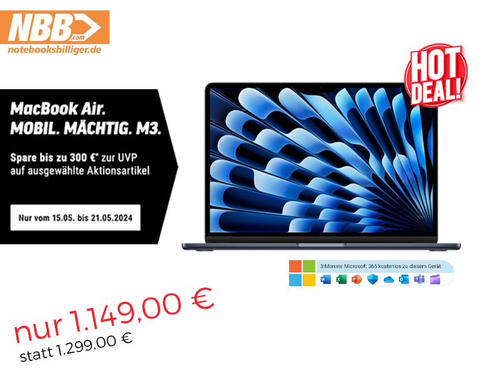Apple MacBook Air 13,6&quot; M3