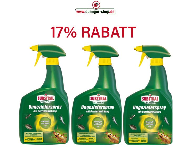 3x SUBSTRAL® Celaflor® Ungezieferspray 