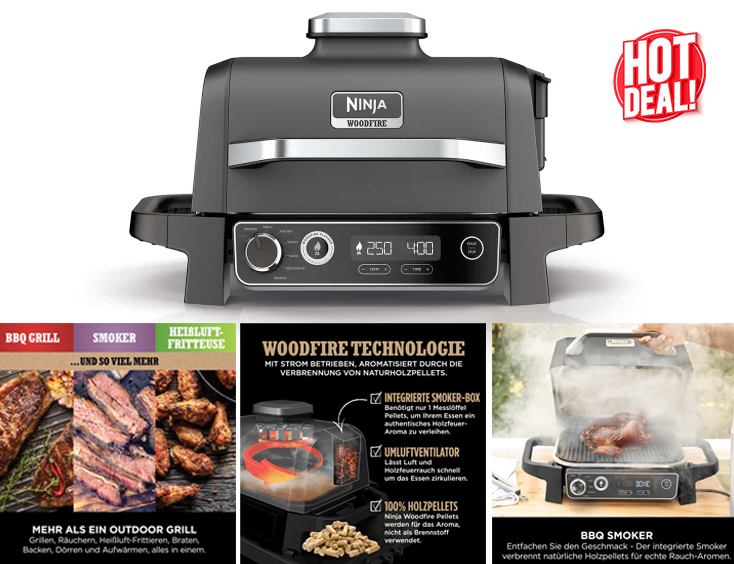 Ninja Deluxe  Outdoor Grill &amp; Smoker 