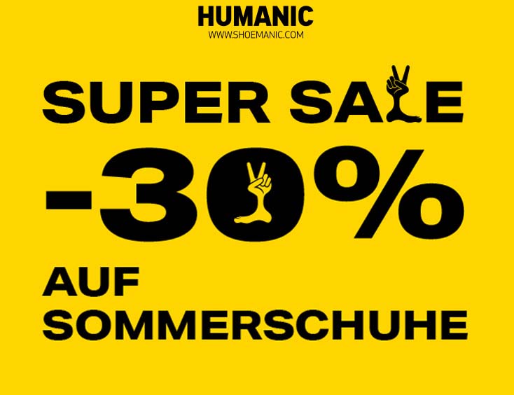 Sommerschuhe mit Rabatt bei HUMANIC