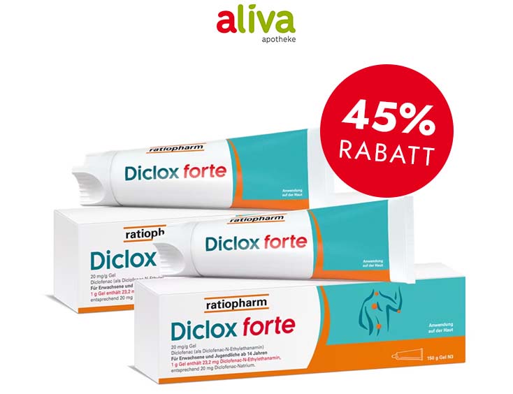 2x Sparpack - Diclox forte ratiopharm Schmerzgel