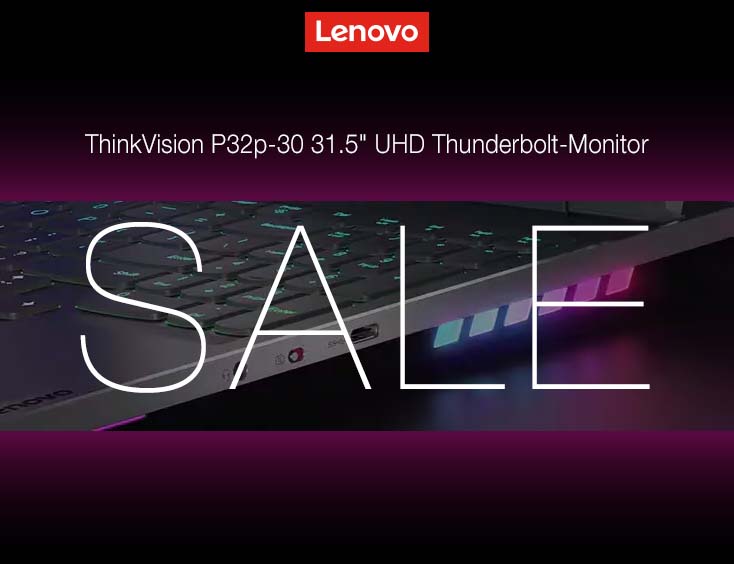 ThinkVision P32p-30 31.5&quot; UHD Thunderbolt-Monitor