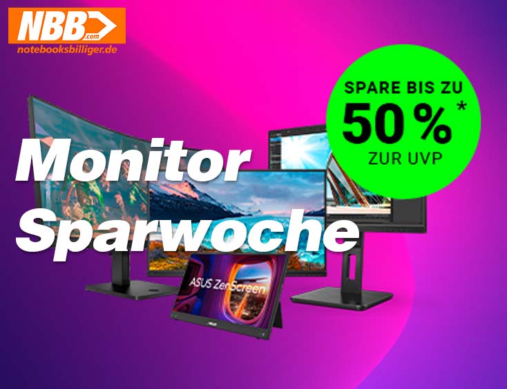 Monitor Sparwoche bei notebooksbilliger
