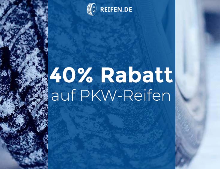 PKW-Reifen bis zu 40% sparen