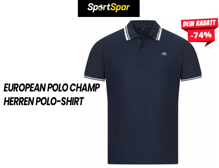 EUROPEAN POLO CHAMP Herren Polo-Shirt EPCPOLOS-NAVY