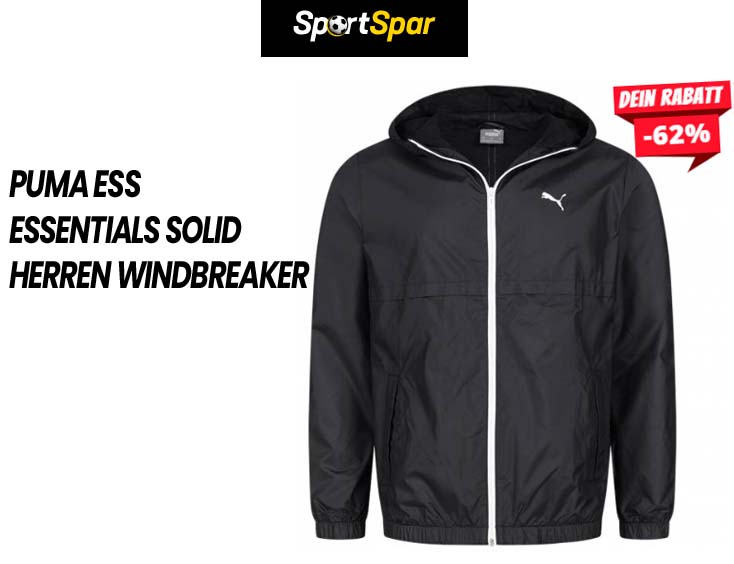 PUMA ESS Essentials Solid Herren Windbreaker 