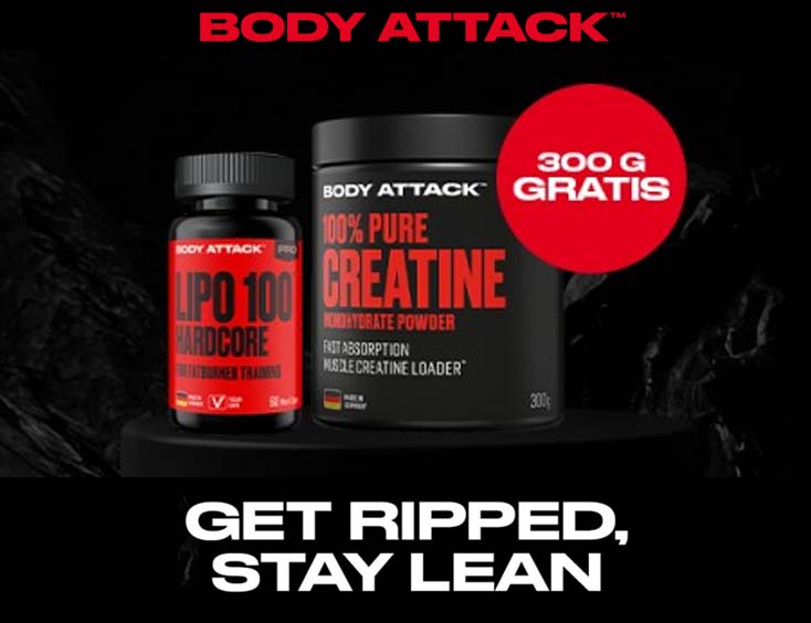 Creatine 300 g Dose GRATIS