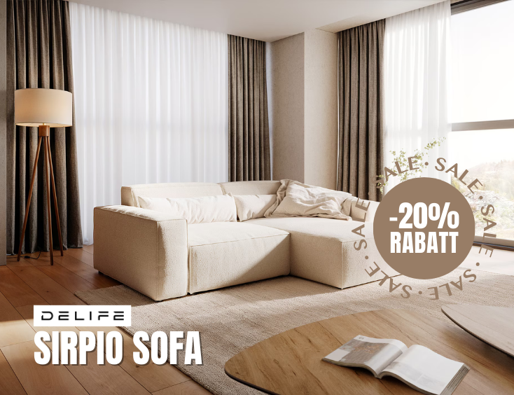DELIFE Sirpio Sofas -20%