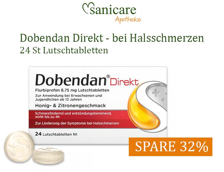 Dobendan Direkt - bei Halsschmerzen -32%