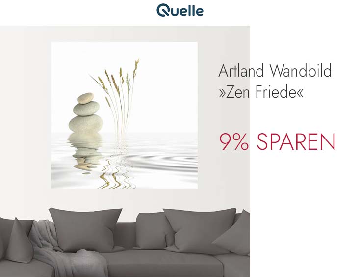 Artland Wandbild &quot;Zen Friede&quot;