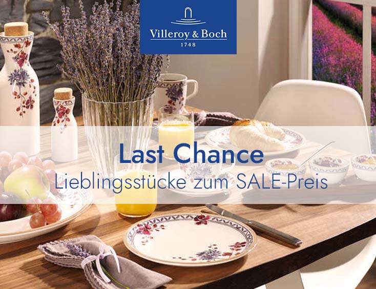 Villeroy &amp; Boch: Last Chance