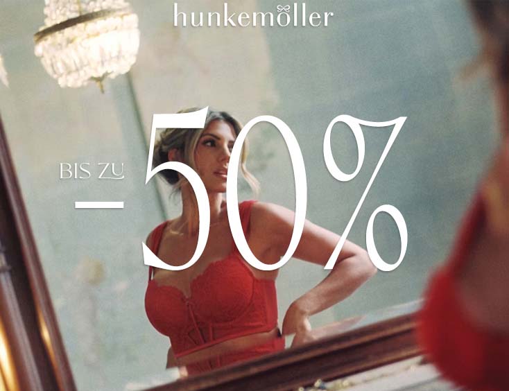 Hunkemoller bis zu 50% Rabatt