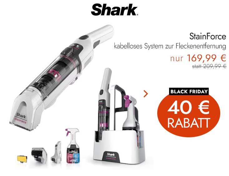 Shark StainForce kabelloses System