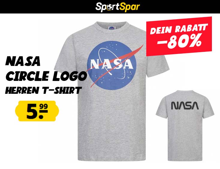 NASA Circle Logo Herren T-Shirt