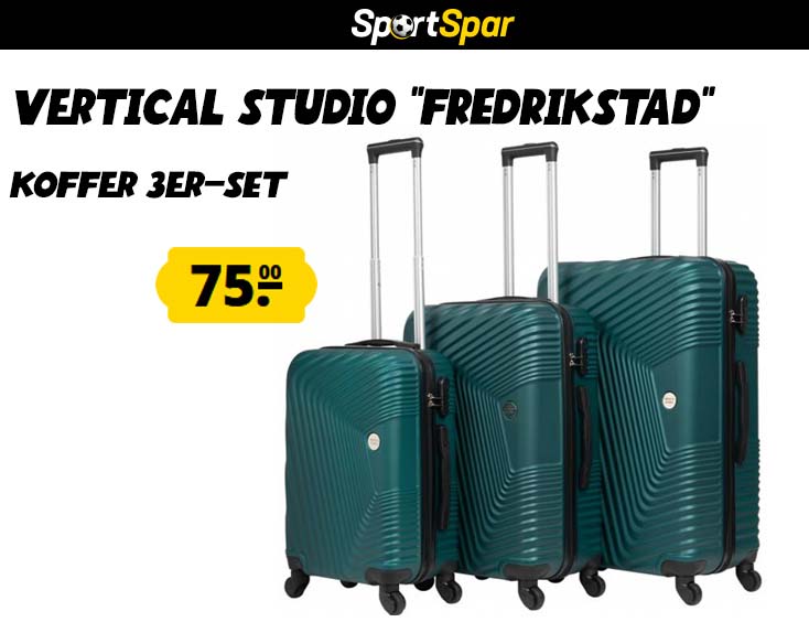 &quot;Fredrikstad&quot; Koffer 3er-Set
