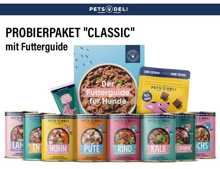 Probierpaket &quot;Classic&quot; mit Futterguide