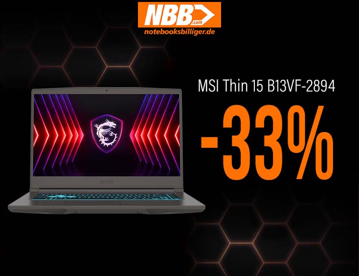 MSI Thin 15 B13VF-2894