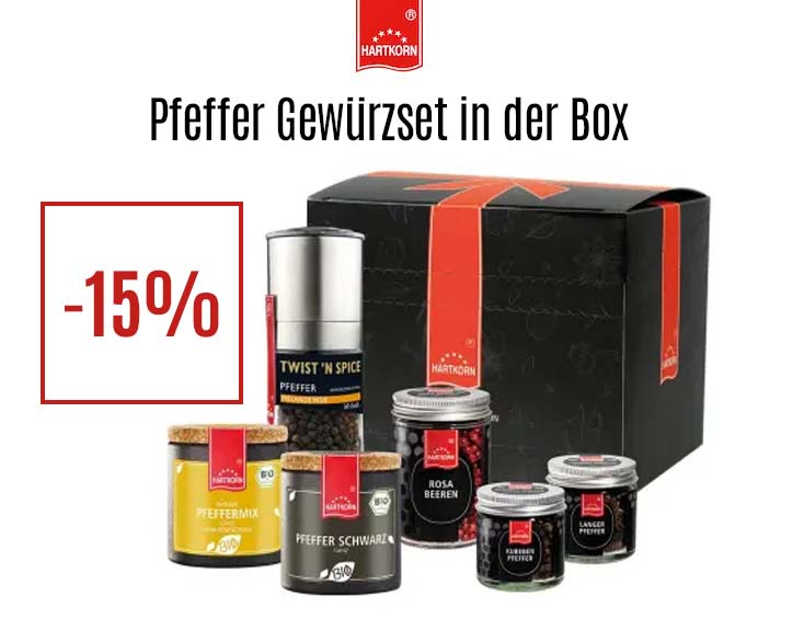 Pfeffer Gewürzset-Box