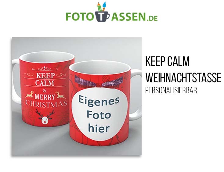 Keep Calm Weihnachtstasse
