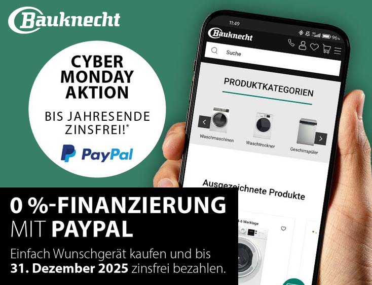 Bauknecht 0%-Finanzierung 