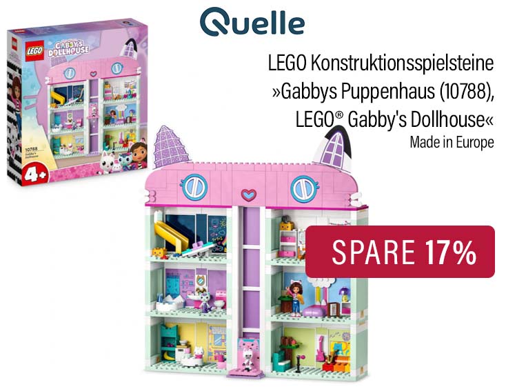 LEGO® Konstruktionsspielsteine »Gabbys Puppenhaus