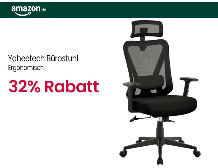 Yaheetech ergonomischer Bürostuhl 