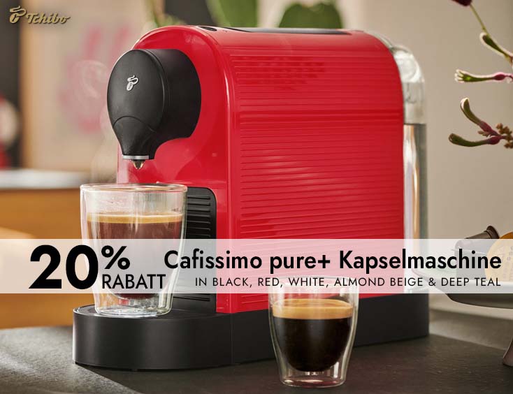 Cafissimo pure+ 20% Rabatt