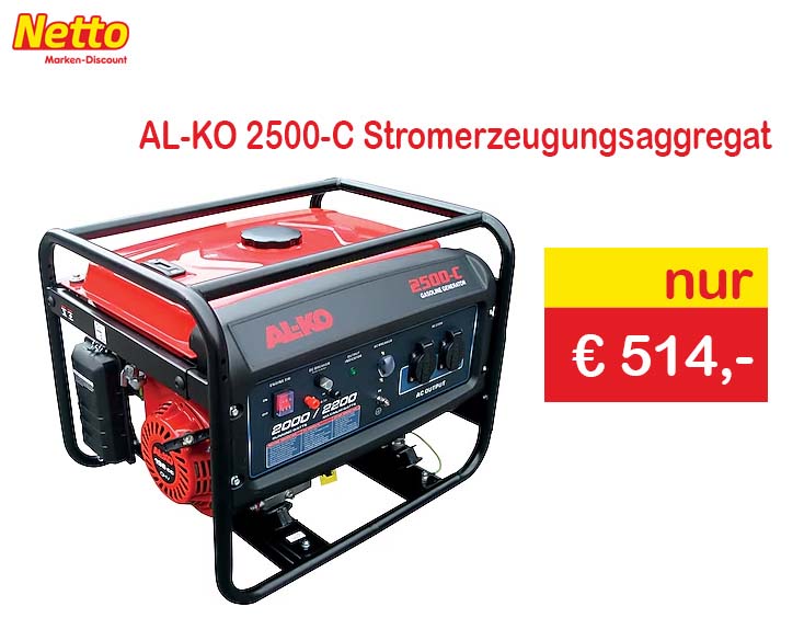 AL-KO 2500-C Strom-Generator
