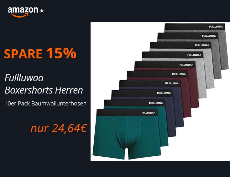 Fullluwaa Boxershorts Herren 10er Pack