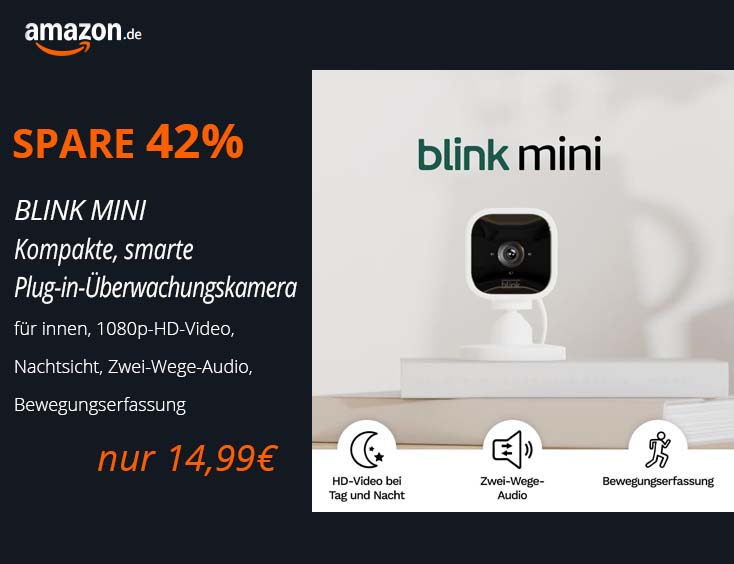 Blink Mini - Überwachungskamera innen