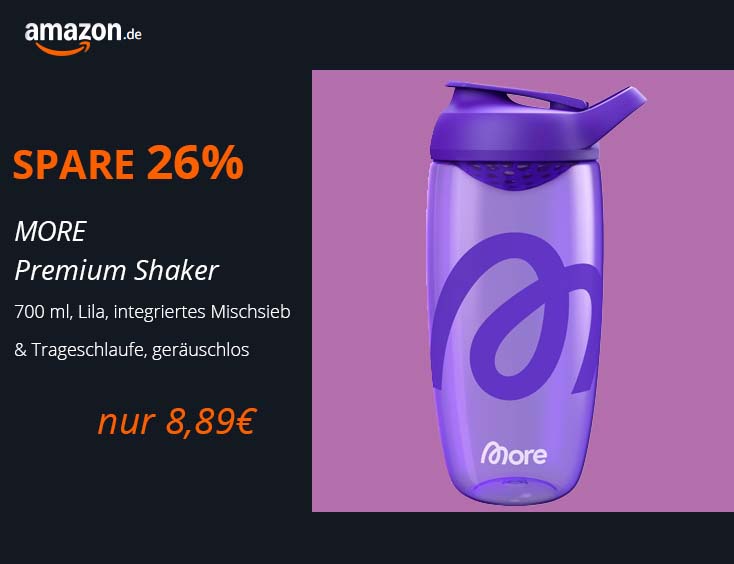 MORE Premium Shaker - Lila