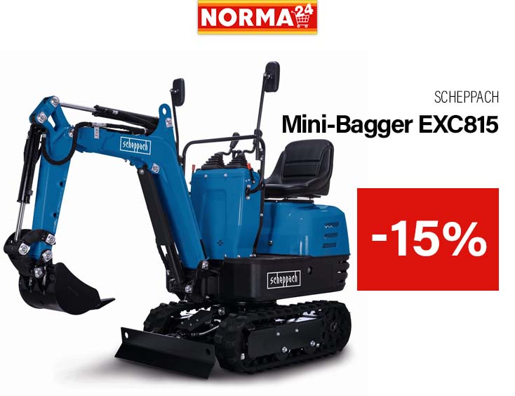 Scheppach Mini-Bagger EXC815
