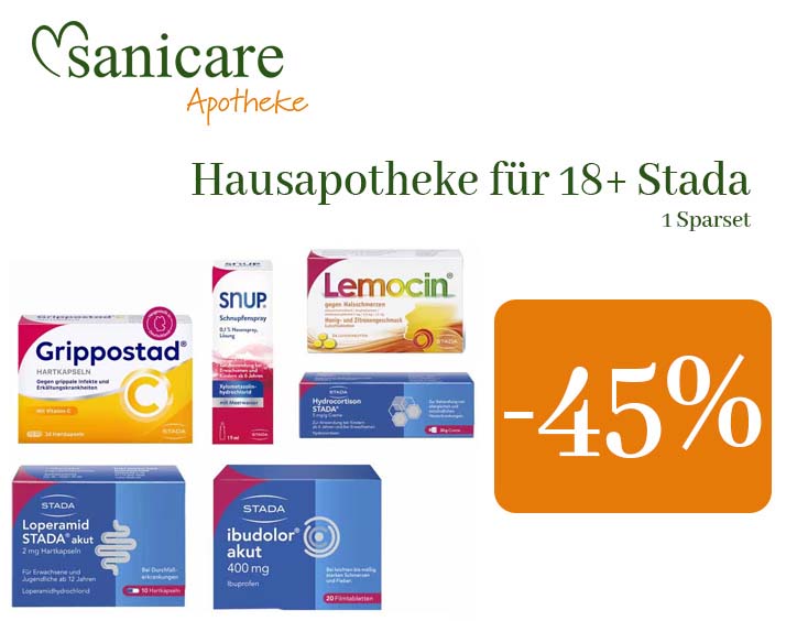 Hausapotheke für 18+ Stada