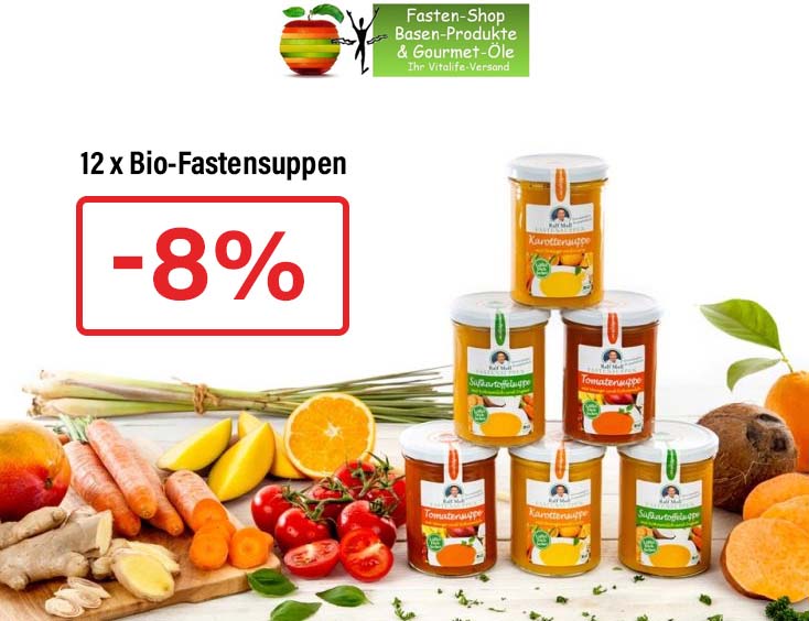 12 x Bio-Fastensuppen -8%
