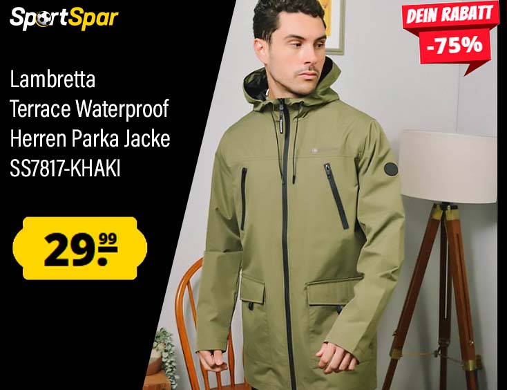 Lambretta Terrace Waterproof Herren Parka 