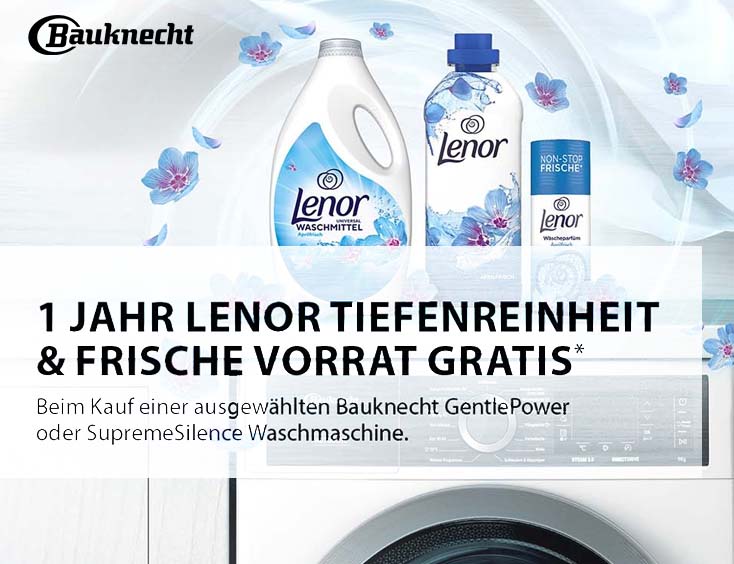 Lenor Tiefenreinheit &amp; Frischevorrat gratis