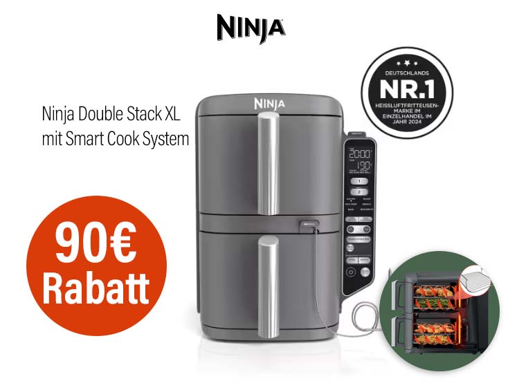 Ninja Double Stack XL mit Smart Cook System