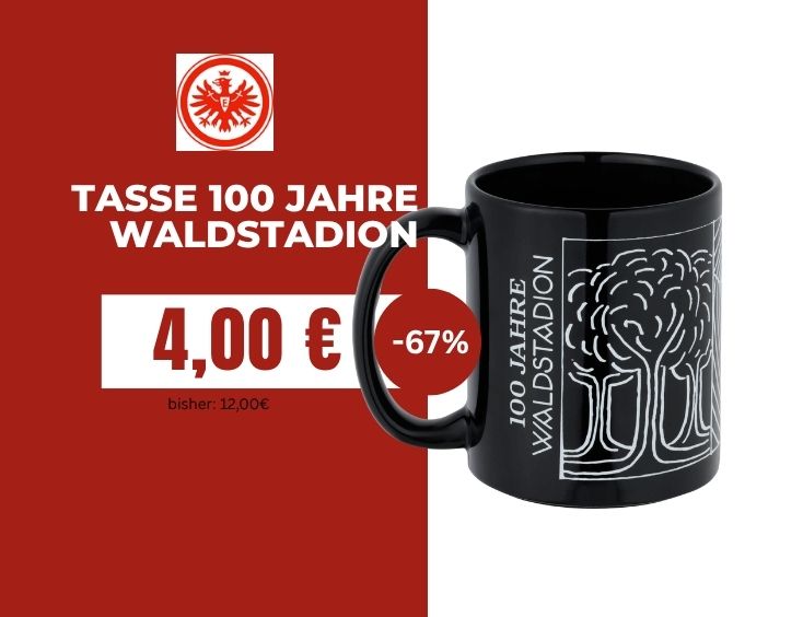 Tasse 100 Jahre Waldstadion -