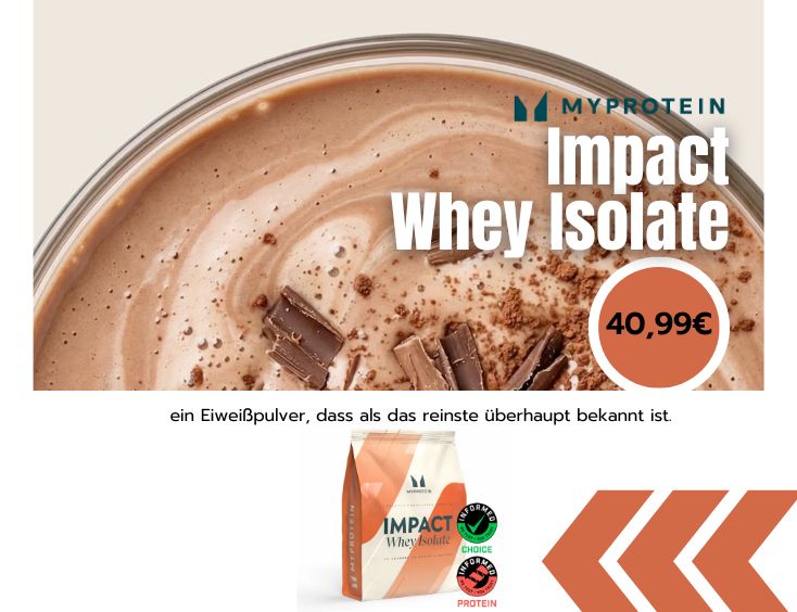 Jetzt neu: Impact Whey Isolate 