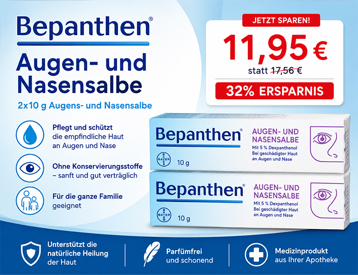 Bepanthen Augen- und Nasensalbe | -32%