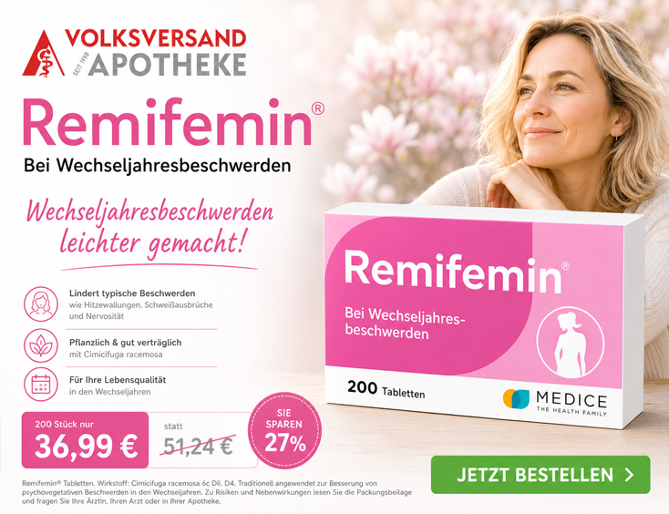 Remifemin©  bei Wechseljahres-Beschwerden 