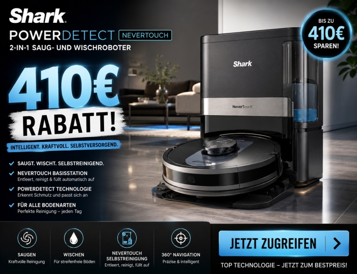 Shark PowerDetect NeverTouch 2-in-1