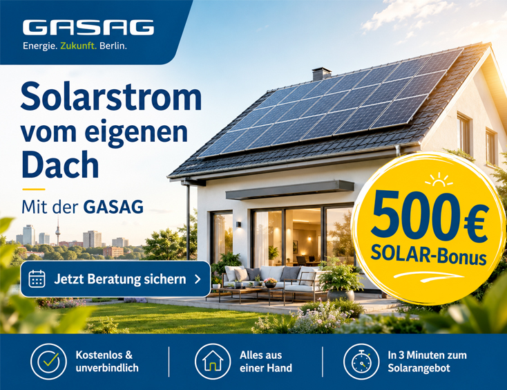 GASAG: 500€ SOLAR-Bonus