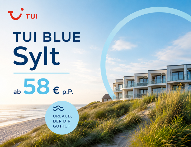 TUI BLUE Sylt ab 58 € p.P.