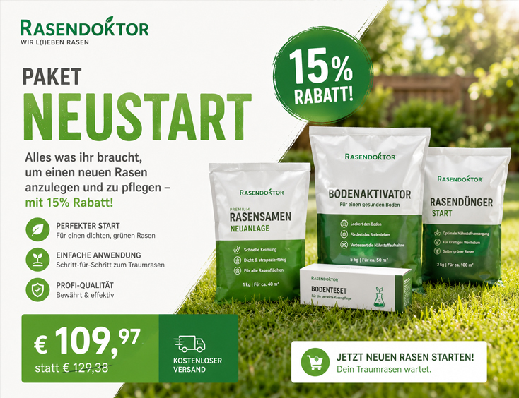 19€ Rabatt Rasen Paket "Neustart"