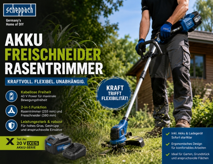 Akku Freischneider Rasentrimmer 