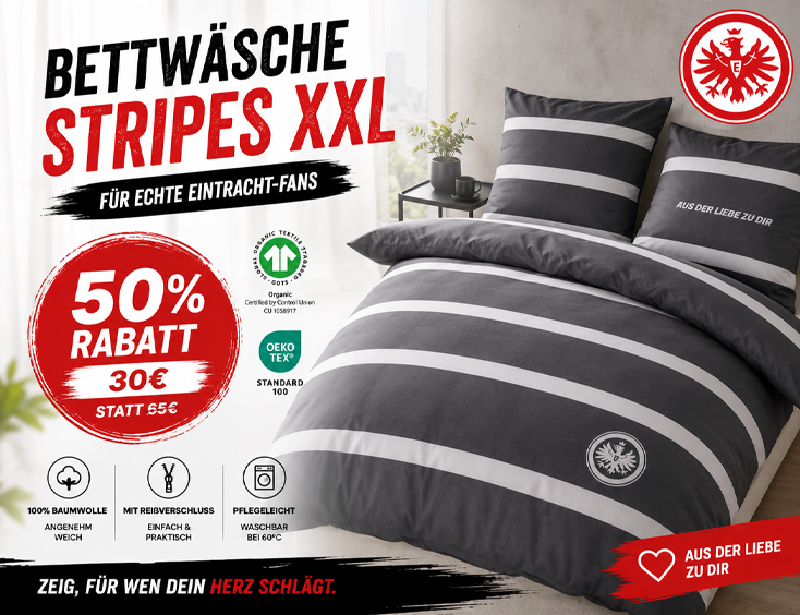 Bettwäsche Stripes XXL - 50% Rabatt