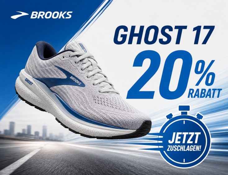  Brooks Ghost 17 | 20% Rabatt