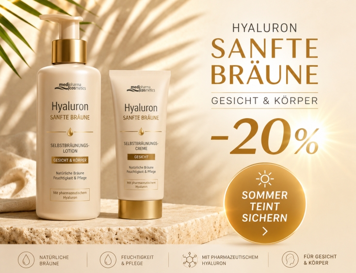 Hyaluron Sanfte Bräune GESICHT &amp; KÖRPER -20%